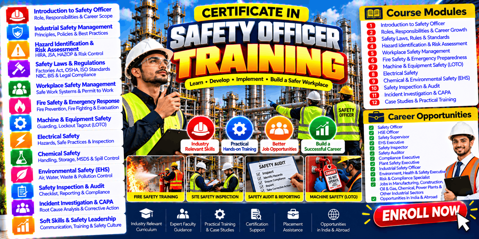 Certificate in Safety Officer Training