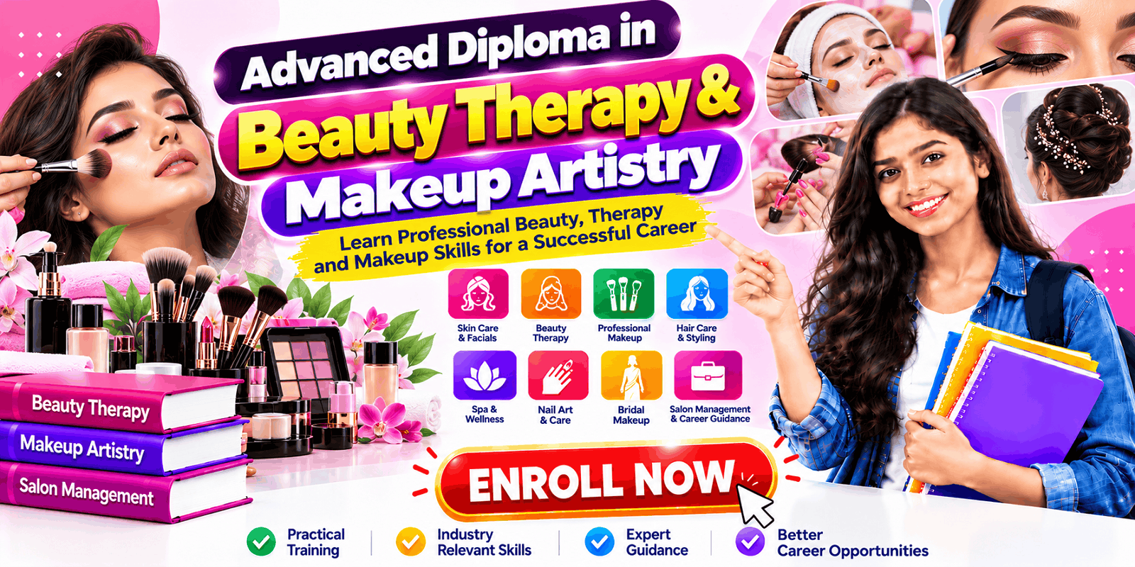 Advanced Diploma in Beauty Therapy & Makeup Artistry