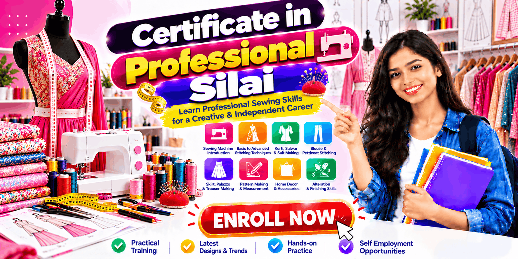 Certificate in Professional Silai