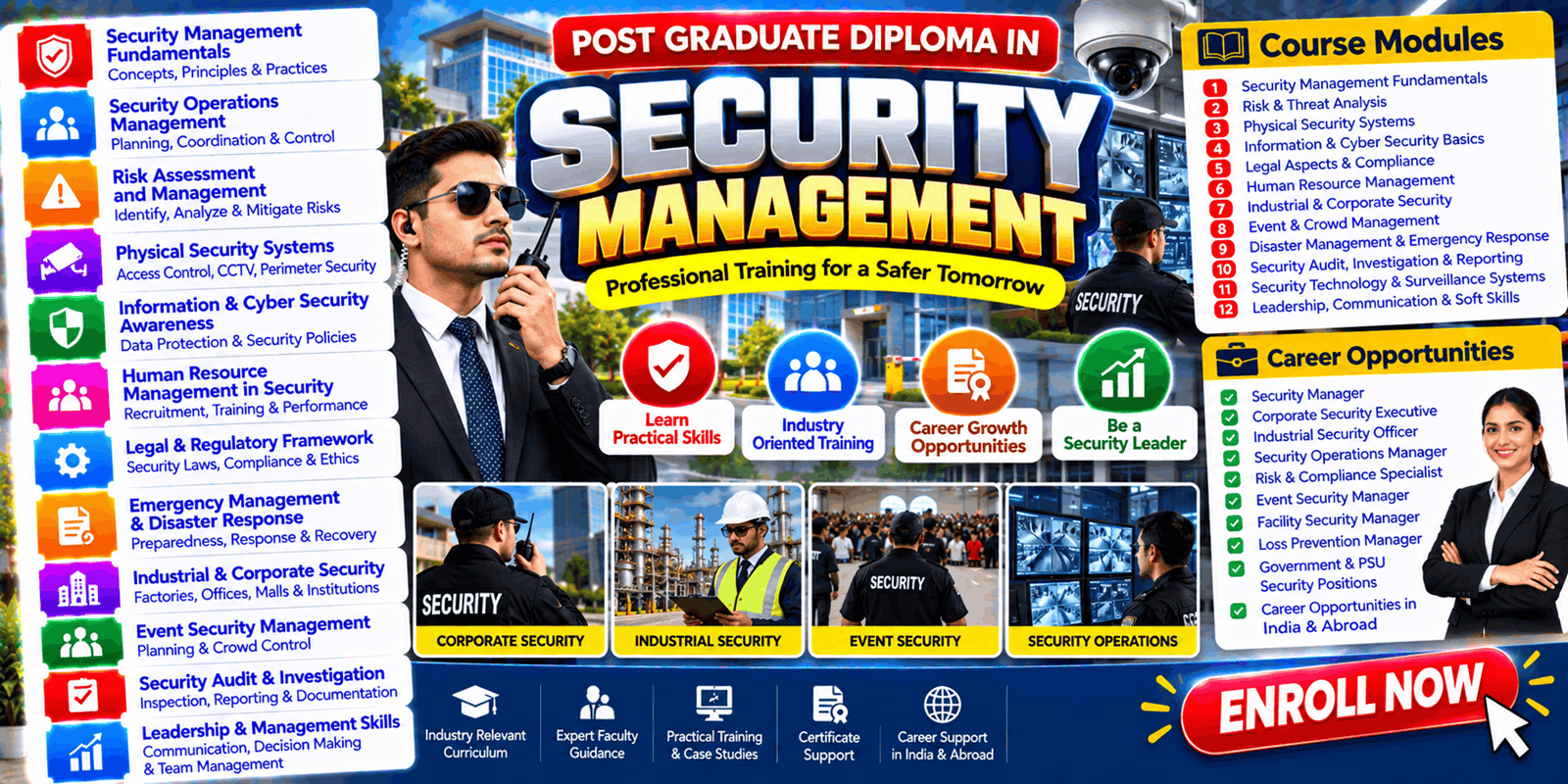 Post Graduate Diploma in Security Management
