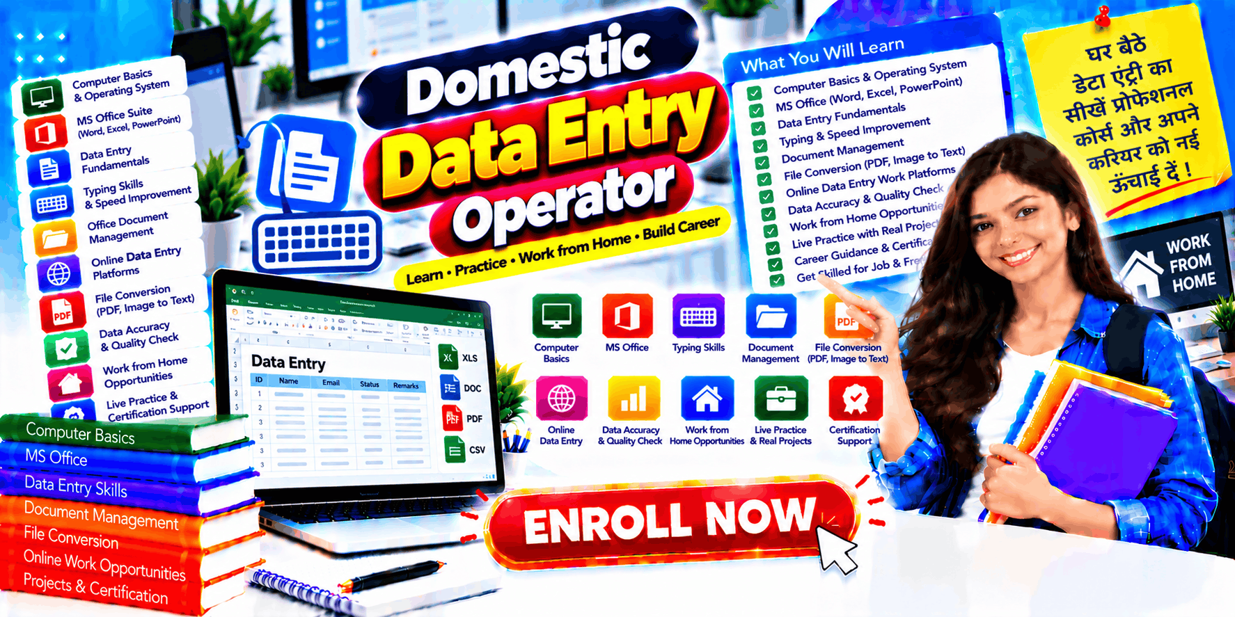 Domestic Data Entry Operator