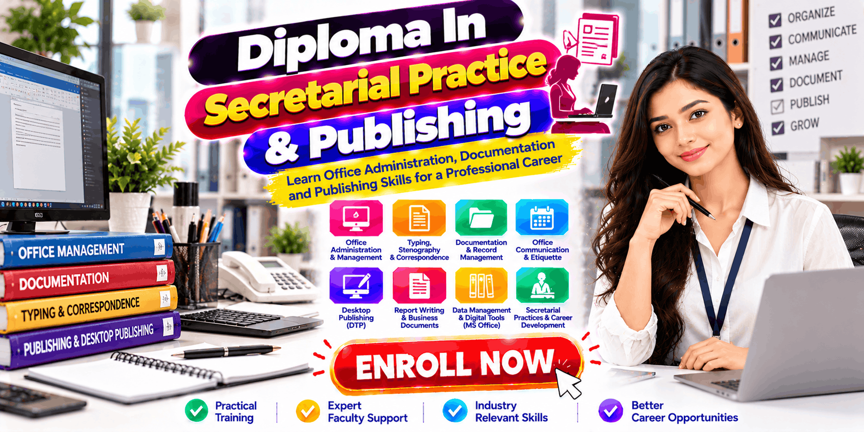 Diploma In Secretarial Practice & Publishing